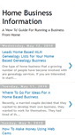 Mobile Screenshot of homebusinessinfo.info4uabout.com